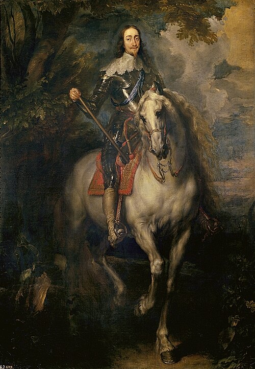 Equestrian portrait of Charles I of England, 1638, 