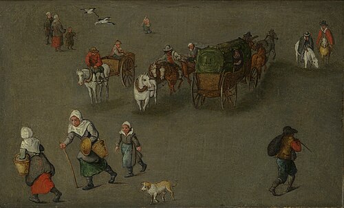 Voetvolk en andere figuren, 1624, 