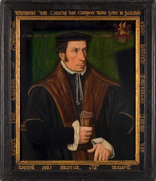 Portrait of Cornelis van Campene (1516-1567), echtgenoot van Josiene van Putten, 1557, 