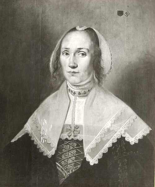 Portret van Catharina Hinckema van Hinckenborgh, 1645, 
