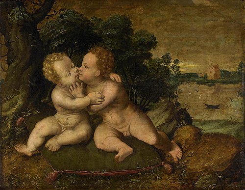Jésus et saint Jean Baptiste enfants, 1700, 