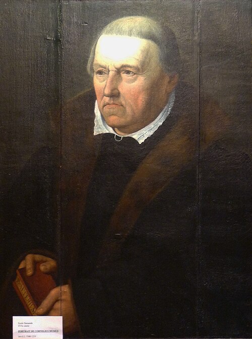 Portrait of Cornelius Musius, 1550, 