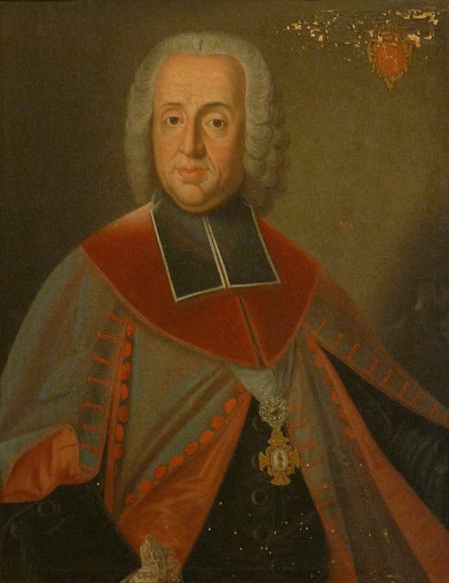 Portrait of a canon of the Thuillières family, 1750, 