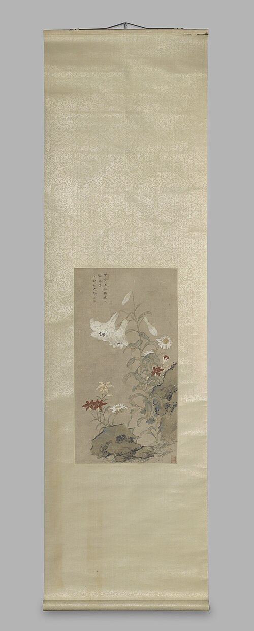 Lilies and other plant, 1674, 
