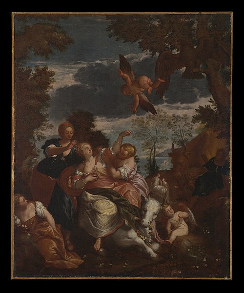 The Rape of Europa, 1590, 