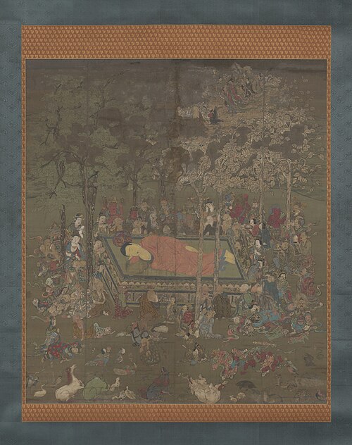 The Death of the Buddha Sakyamuni (Nehan-zu), 1330, 