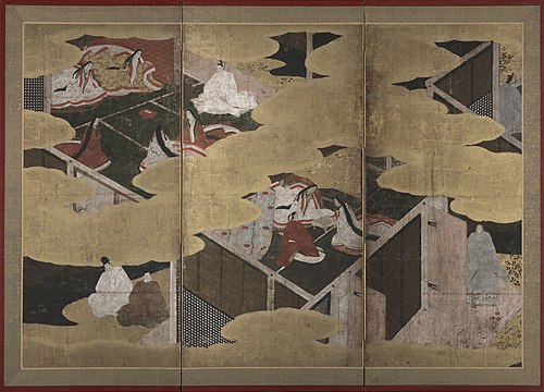 Scenes from the Tales of Genji, 1580, 