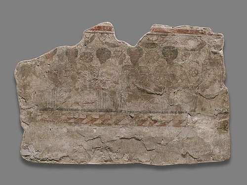 Banquet Scene on Southern Wall, House M-7-W6, Dura Europos, YUAG 1938.5999.1147, 194, 