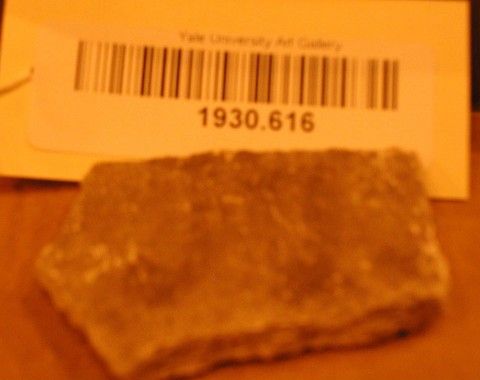 Fragment of Painted Inscription, Yale University Art Gallery, inv. 1930.616, , 