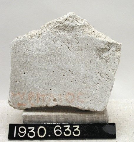plaster fragment, Yale University Art Gallery, inv. 1930.633, , 