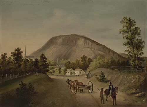 West Rock, New Haven, 1857, 