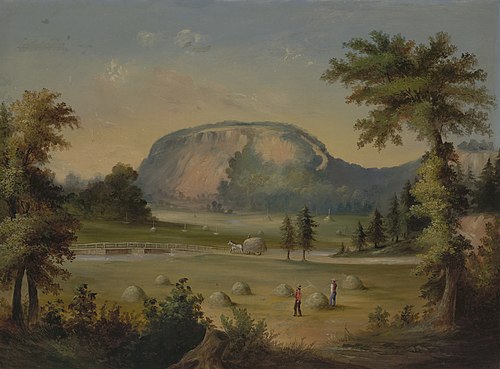 East Rock, New Haven, 1857, 