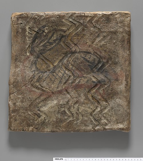 Tile with Fish, Yale University Art Gallery, inv. 1933.273, 245, 