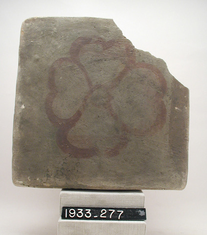 Painted Tile with Four-Petaled Rose, Yale University Art Gallery, inv. 1933.277, 245, 