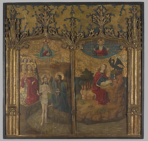The Baptism of Christ and Saint John, 1450, 