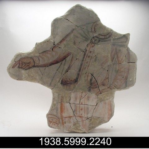 Fresco fragment, Yale University Art Gallery, inv. 1938.5999.2240, , 