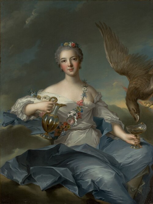 Louise Henriette de Bourbon, future Duchess of Orleans, as Hebe, 1747, 