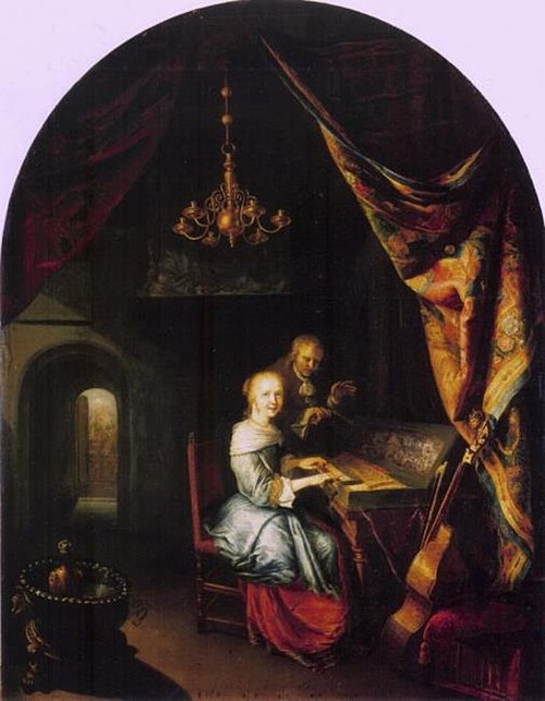 The Music Lesson, 1683, 