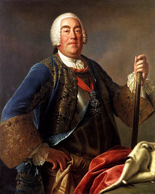 Elector Friedrich August II of Saxony, as King Augustus III of Poland (1696-1763), 1755, 