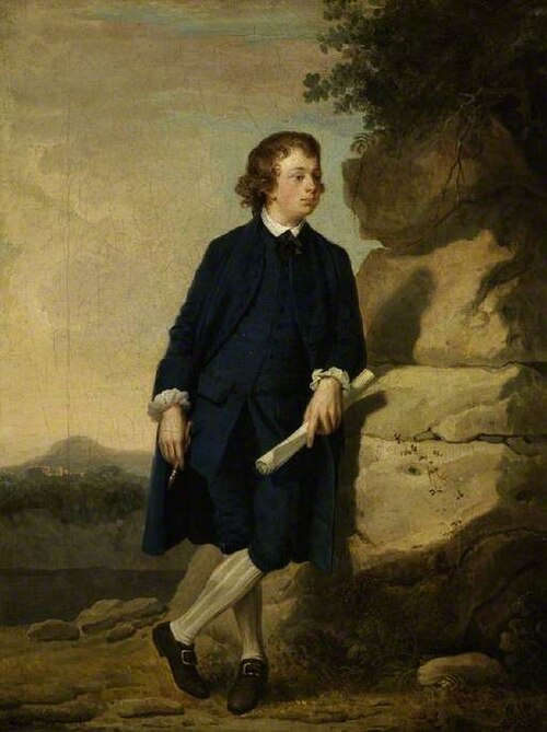 A young draughtsman (1767), 1767, 