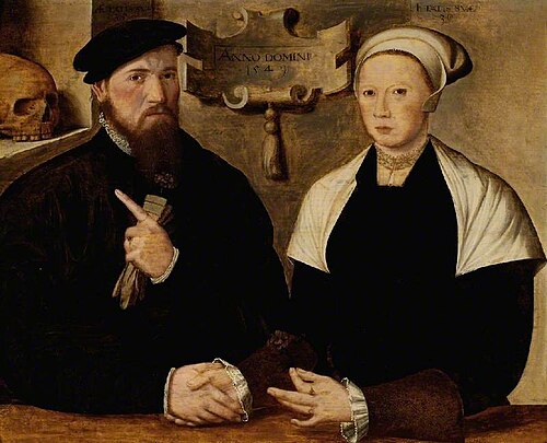 A man and his wife, 1549, 