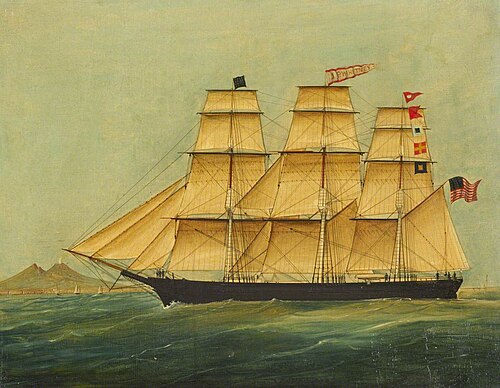 The ship J P Whitney, 1850, 