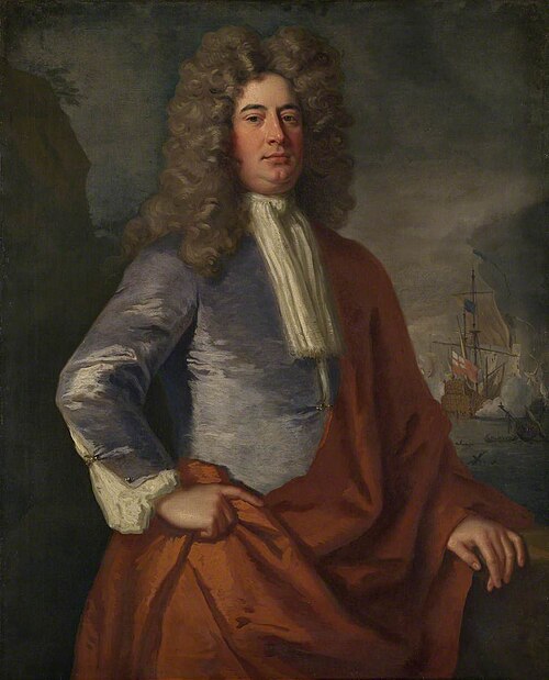 Admiral Matthew Aylmer, 1st Baron Aylmer, (circa 1655-1720), 1692, 