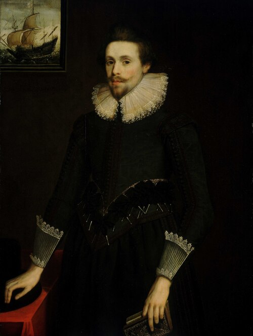 Portrait of a Naval Officer Aged 24, 1619, 1619, 