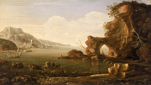 Mediterranean Coast Scene, 1630, 