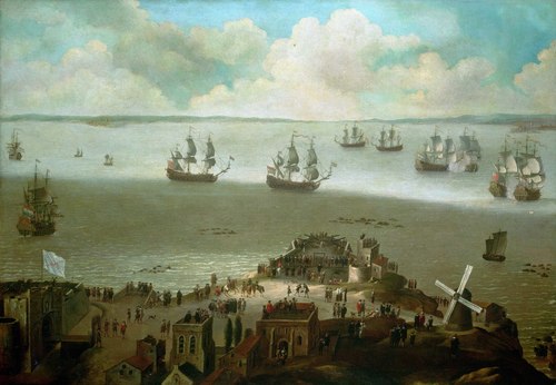 HM Ship 'Tiger' Taking the 'Schakerloo' in the Harbour of Cadiz, 23 February 1674, 1675, 