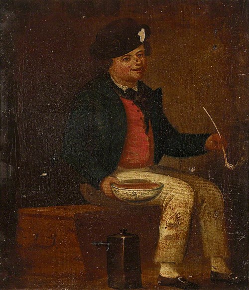 A sailor sitting on a chest, ca.1790, 1810, 