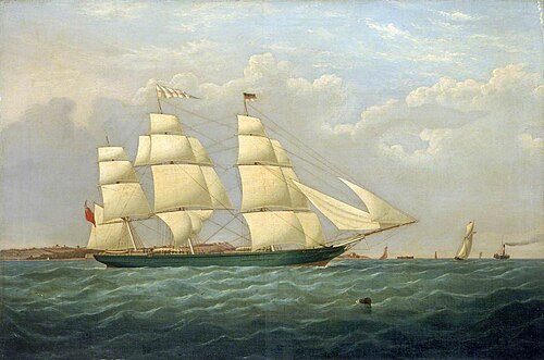The clipper 'Matilda Wattenbach', 1850, 