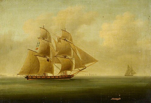 A brig signalling, 1810, 