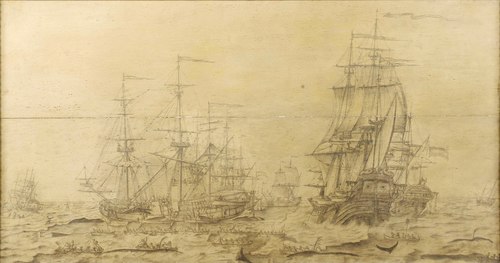 A 17th century Whaling Scene, 1724, 