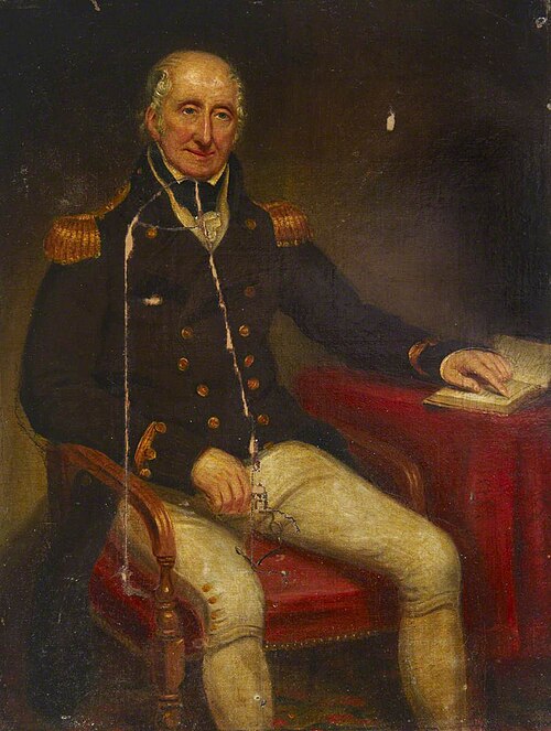 Portrait of a rear-admiral, ca.1825, 1825, 