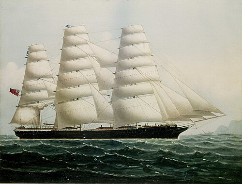 The ship The Tweed, 1850, 
