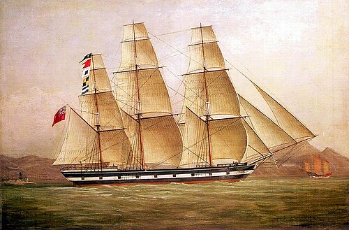 The ship 'John Bright', 1850, 