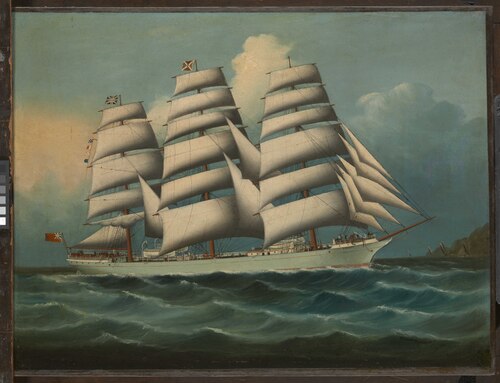 The ship Vincent, 1850, 