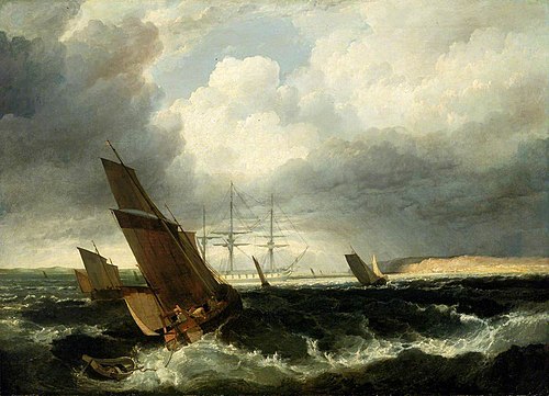 Guardship off The Nore, 1840, 