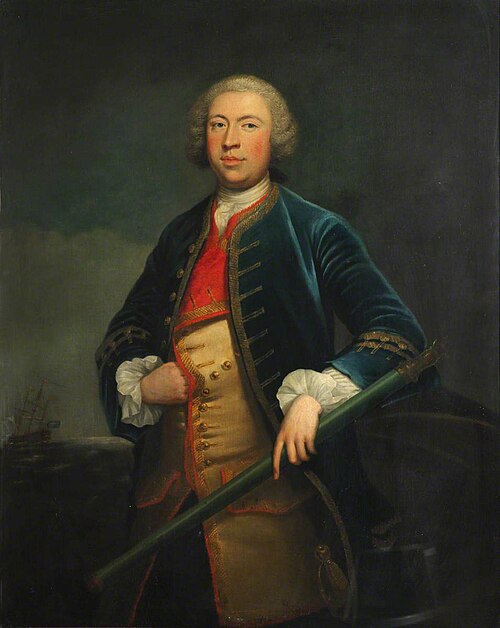 Portrait of a naval officer, ca.1740, 1800, 