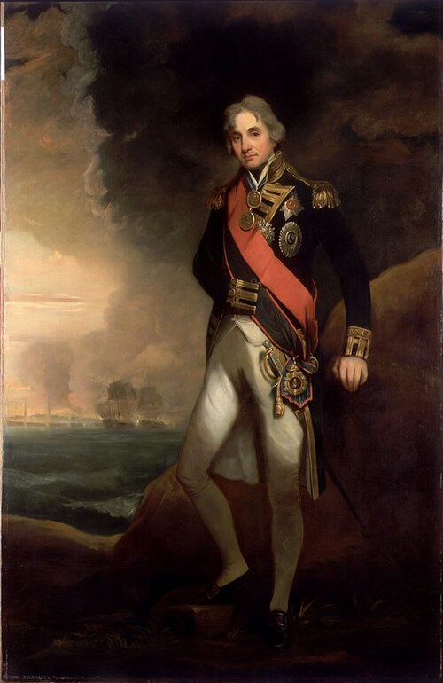 Rear-Admiral Sir Horatio Nelson, 1758-1805, 1st Viscount Nelson, 1823, 