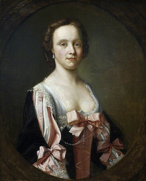 Mrs Justinian Nutt (née  Elizabeth Cooke), 1726-97, 1750, 