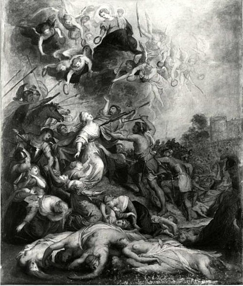 The Martyrdom of St Ursula and the Eleven Thousand Maidens, 1659, 