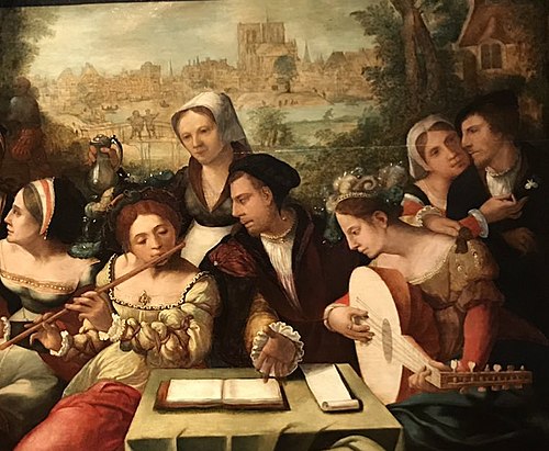 The Prodigal Son amidst the Whores, 1540, 