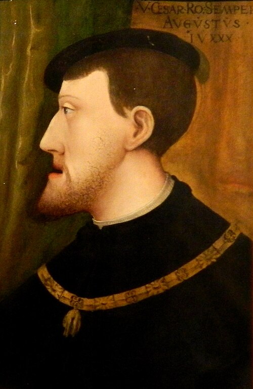 Portrait of Emperor Charles V, 1534, 
