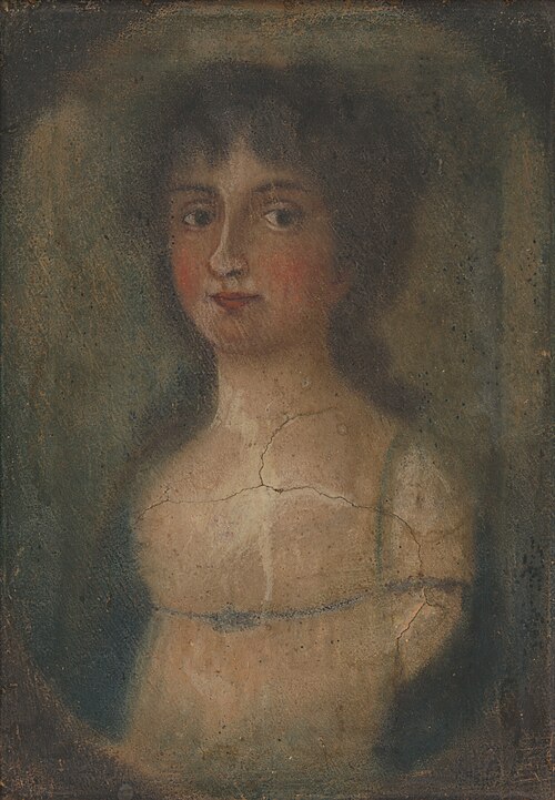 Portrét ženy Barbory Merse de Szinye, 1786, 