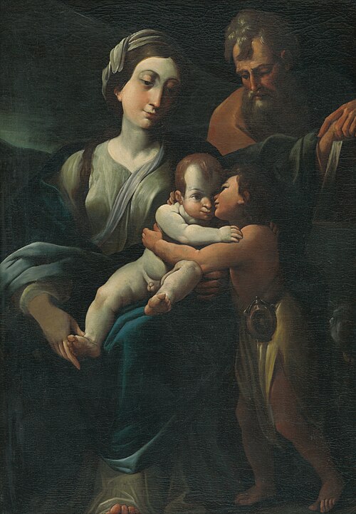 Svätá rodina so svätým Jánom Krstiteľom, 1850, 