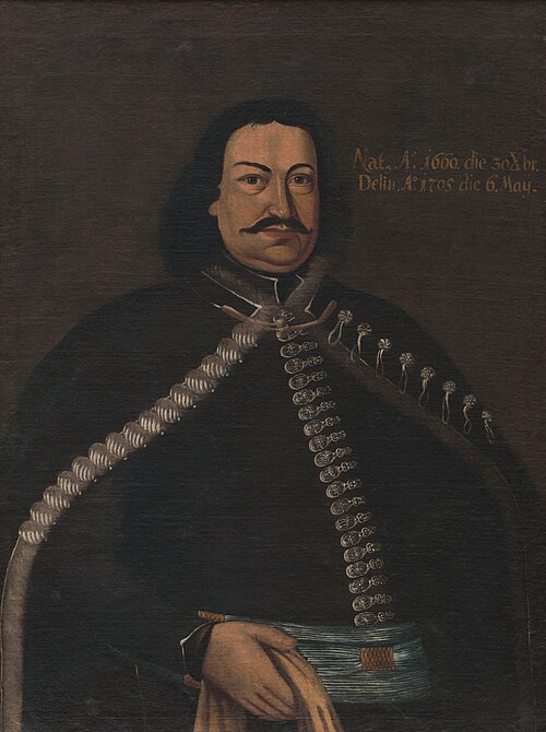 Podobizeň N. Kubínyiho, 1705, 