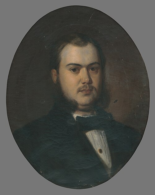 Portrét mladého muža, 1860, 