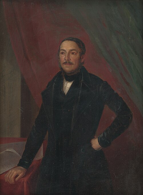 Portrét muža, 1830, 